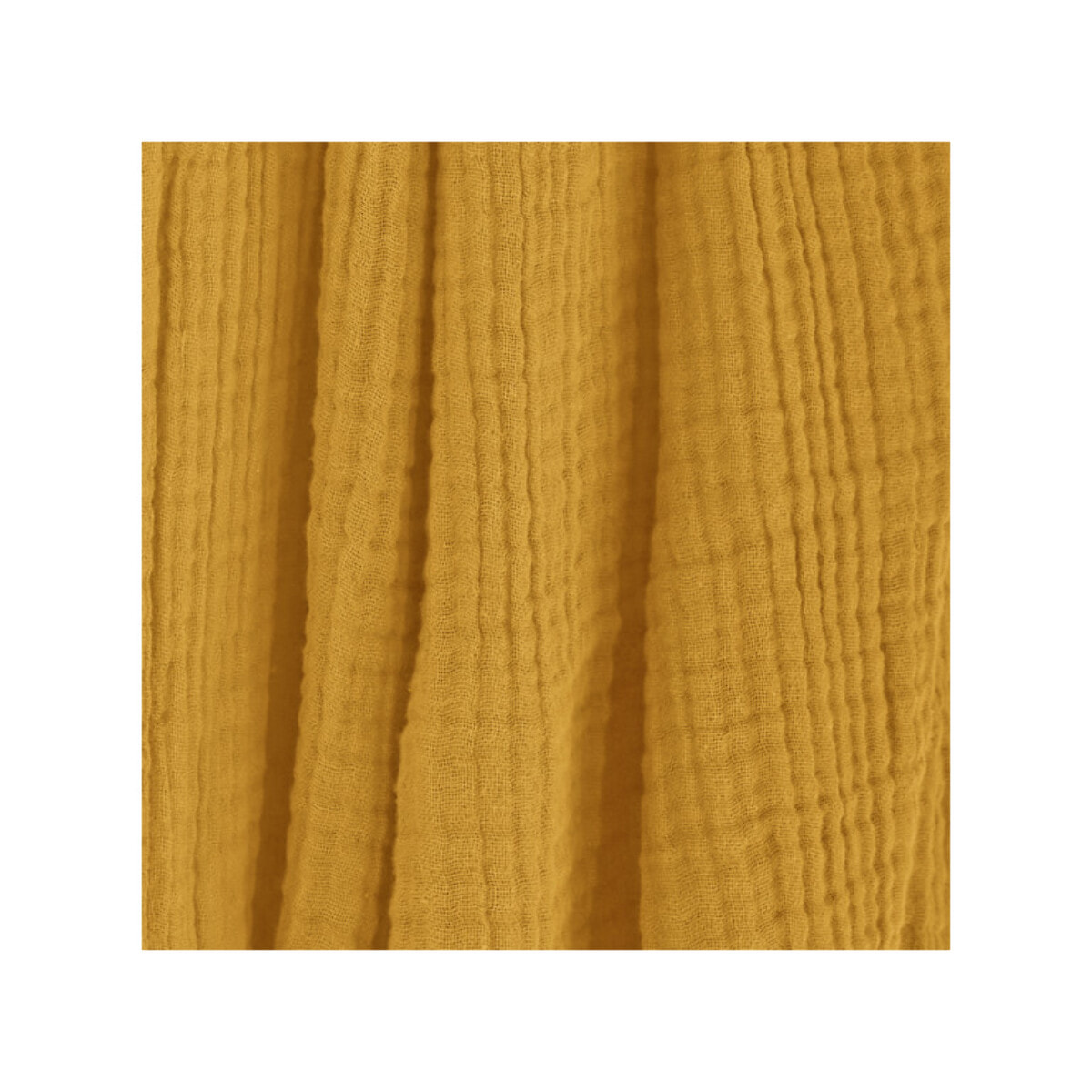 Plaid 180x220 cm en gaze de coton avec franges - 10 coloris - GAIA
