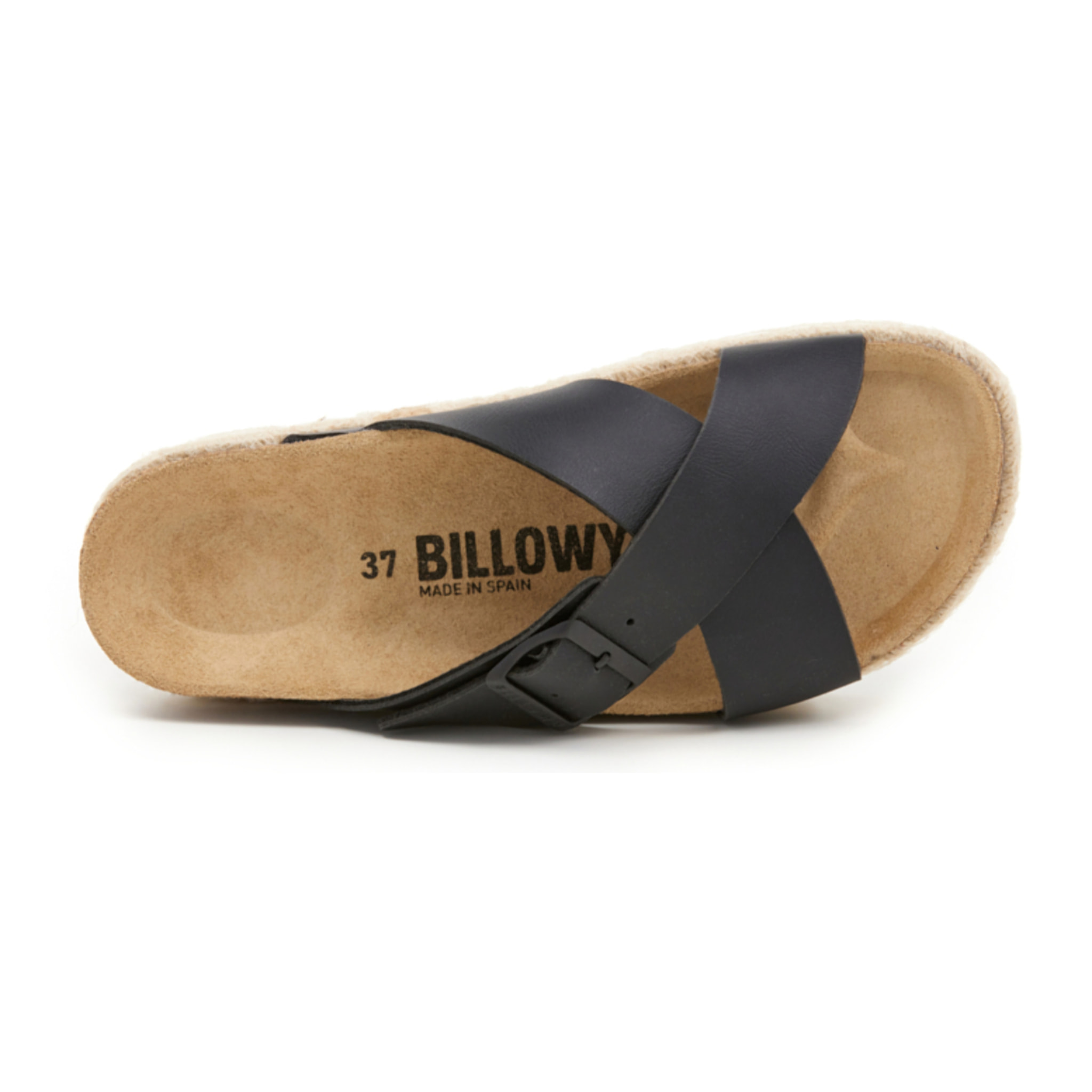 SANDALO CON ZEPPA BILLOWY NERO