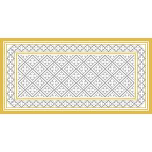 Alfombras vinílicas de Ceramiko - Palace mustard and grey