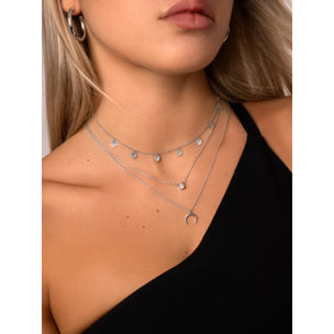 Collar Mini Moons Plata