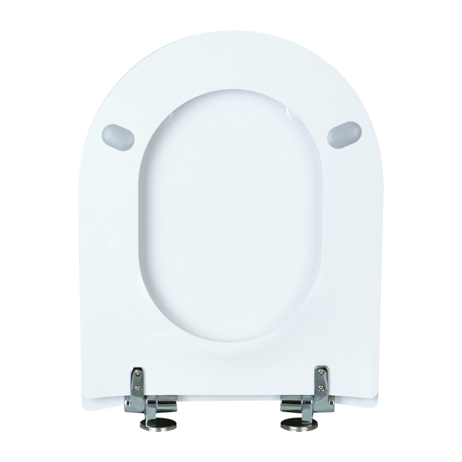 Abattant wood slim déclipsable uni - Blanc