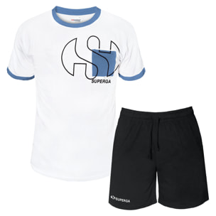 Completo Uomo SUPERGA Corto Cotone Jersey