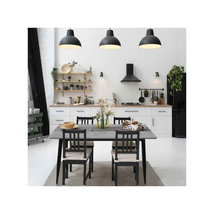 Table de repas en céramique 130 x 70 cm - STONE 2