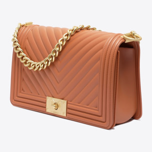 Borsa a mano da donna - Modello False - 100% PVC - 25.0 x 15.0 x 8.0 cm