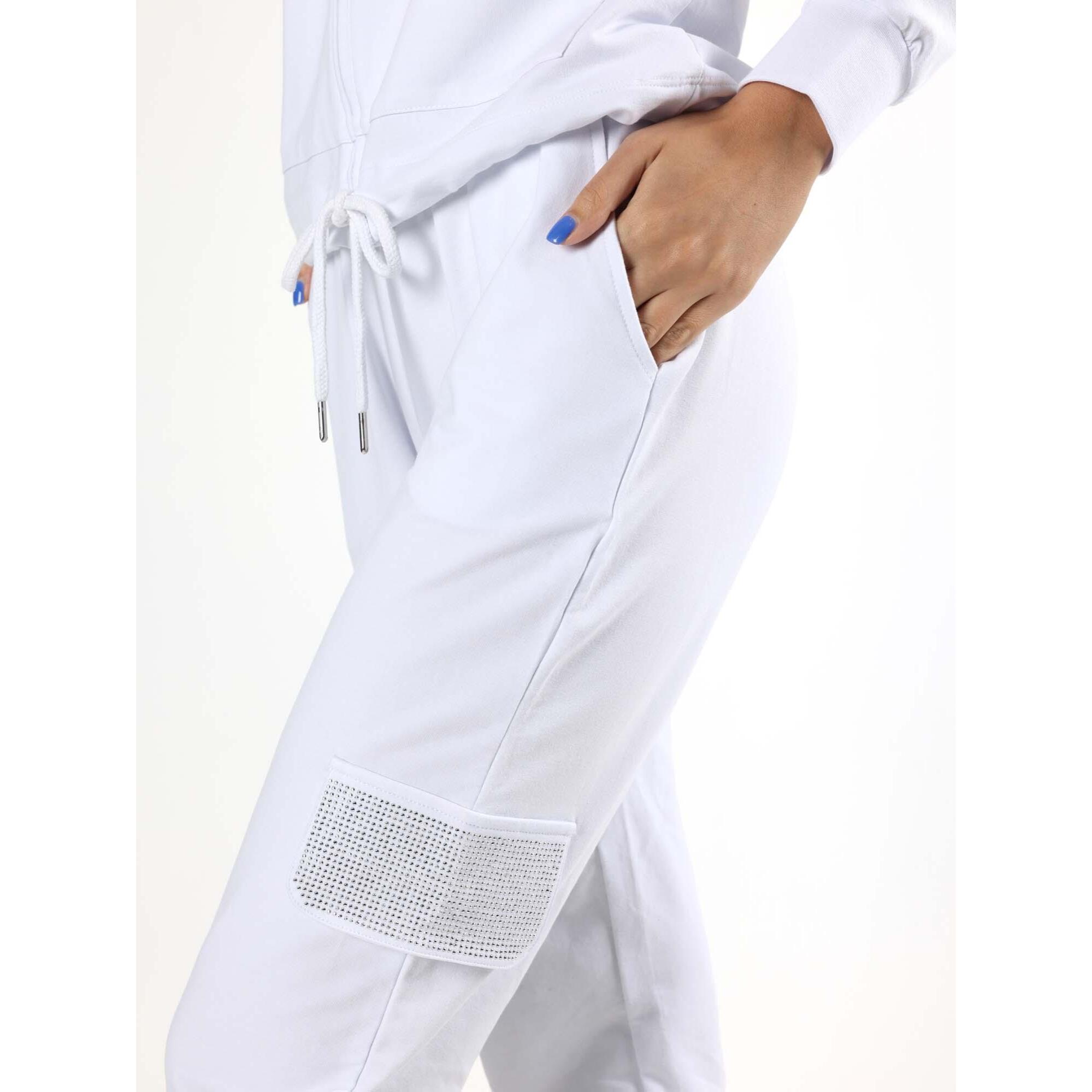Chándal Leone Be Glam para mujer con cremallera y capucha transpirable.