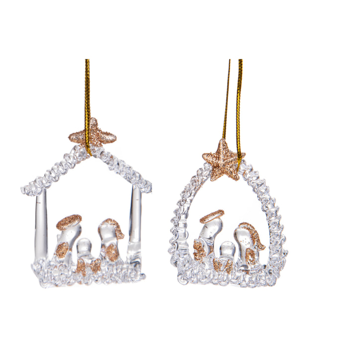 Mini nativita - Pezzi 24 - 3,7xH5,2x1,2cm - Bianchi Dino SpA