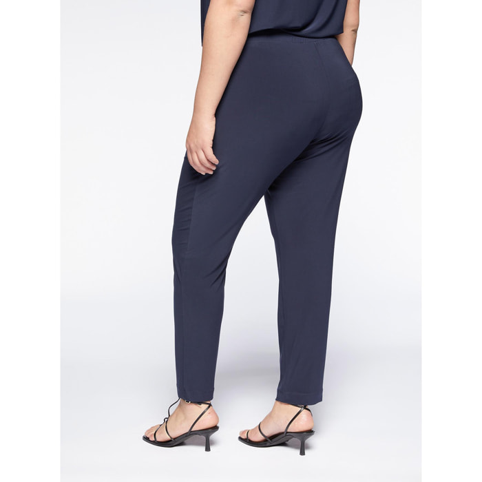 Fiorella Rubino - Pantalones joggers de tejido de punto - Azul