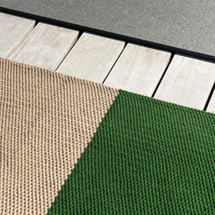 Tapis extérieur kilim fait main en PET SUBLIX