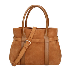 Borsa a mano da donna Made in Italy - Modello Lumina Lux - 100% pelle - 28.0 x 20.0 x 13.0 cm