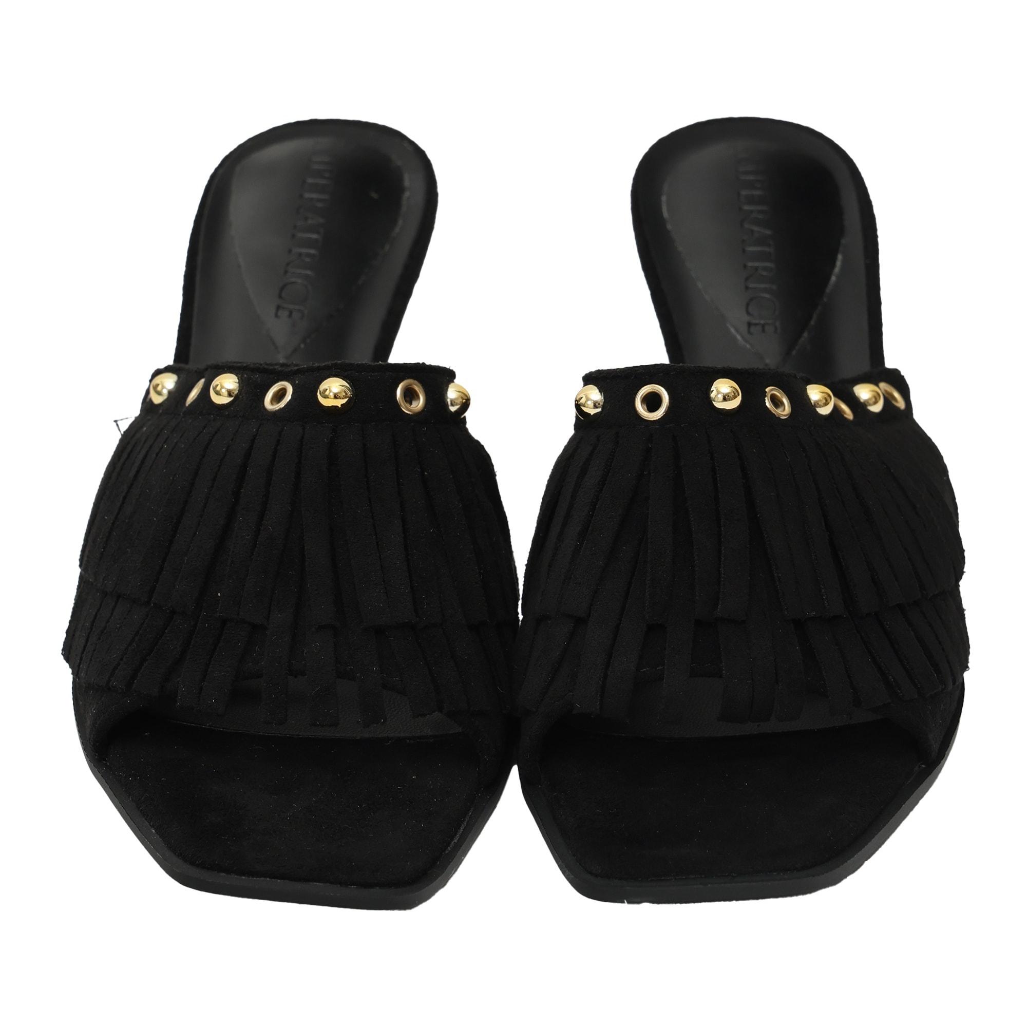 Sandali frange - tacco 7,0 cm