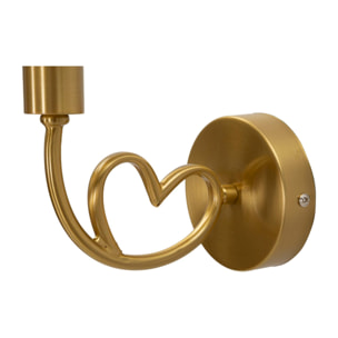LAMPADA DA MURO LOVY GOLD CM 23X15X22