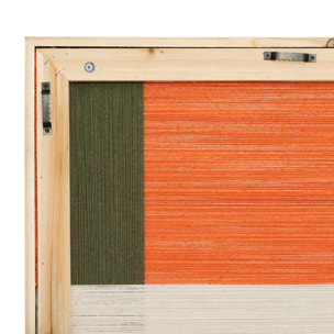 Déco murale "Tissia" orange 50x70cm