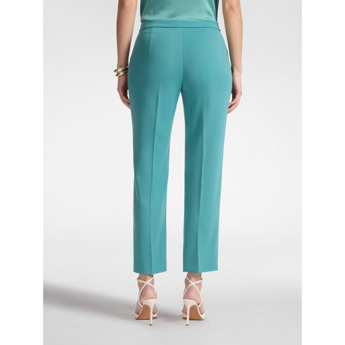 Elena Mirò - Pantaloni in cady - Verde chiaro