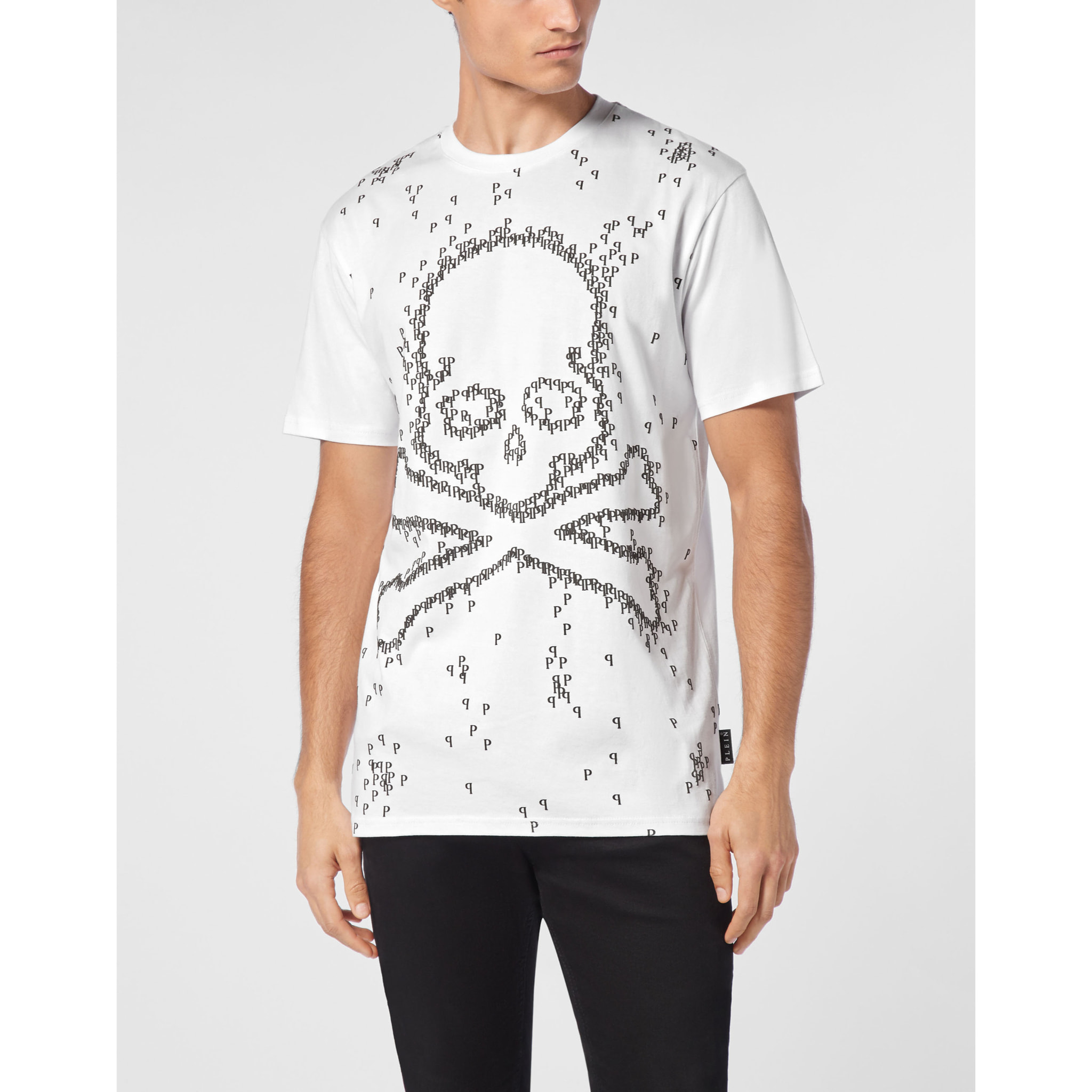 PHILIPP PLEIN T-Shirt Round Neck SKULL&BONES