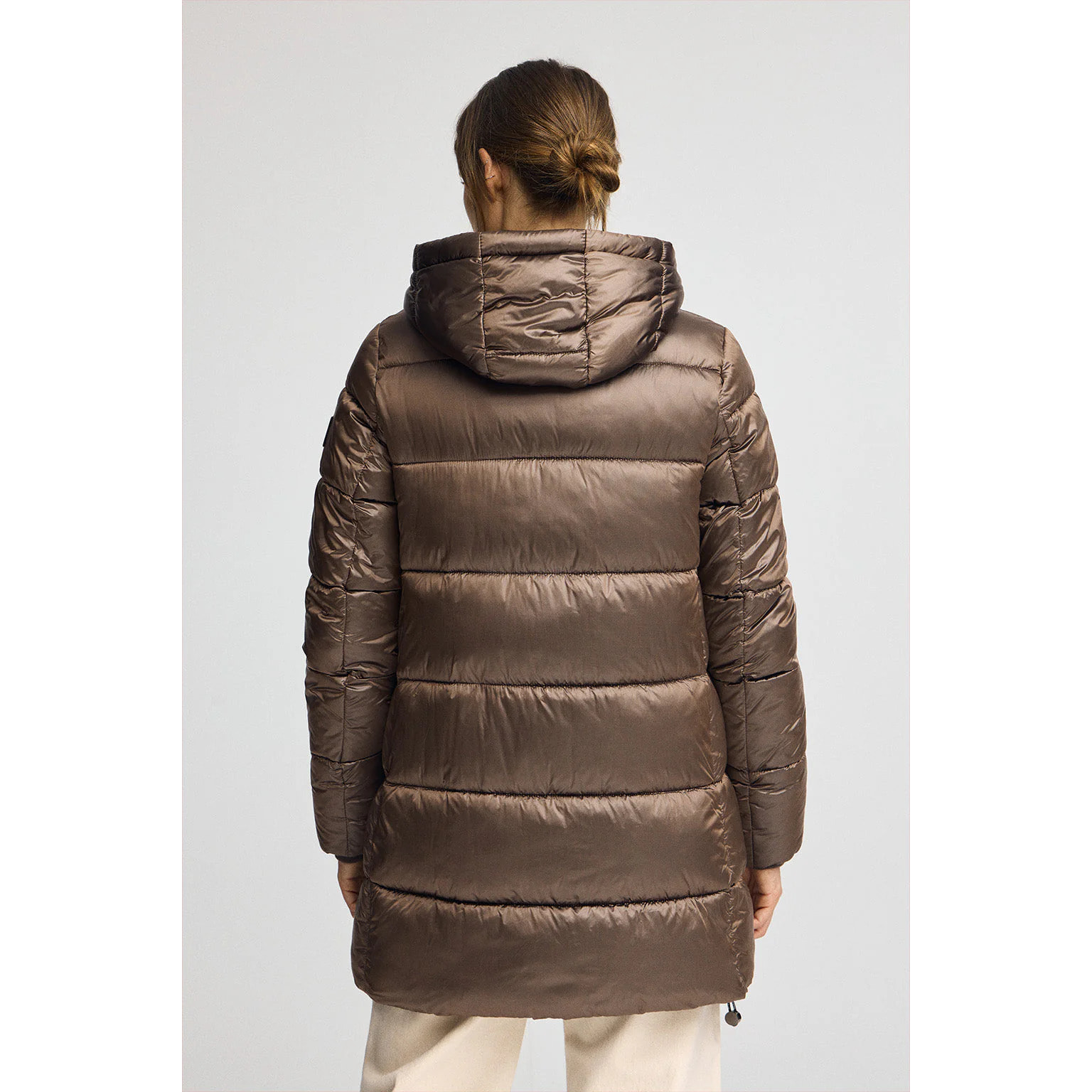 Giaccone Silvon Coat marrone con logo Polo Club