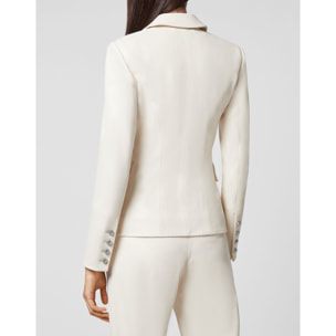 PHILIPP PLEIN Blazer de cuero ICONIC PLEIN