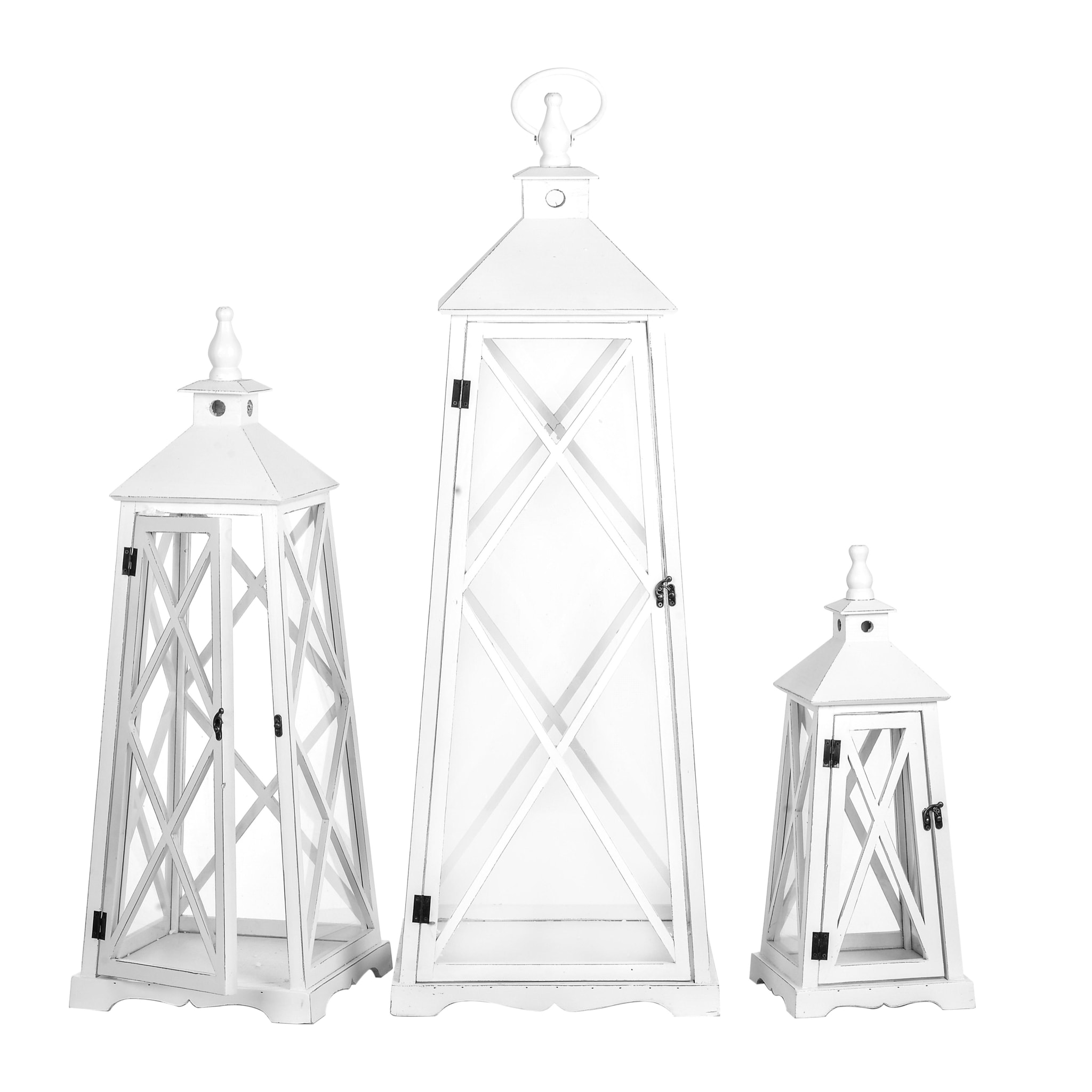 Lanterne Legno - Pezzi 1 - 40xH112x40cm - Bianchi Dino SpA