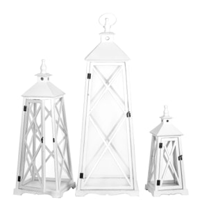 Lanterne Legno - Pezzi 1 - 40xH112x40cm - Bianchi Dino SpA