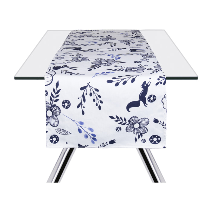 Runner da tavola Excelsa Suomi, 100% cotone multicolore, 45 x 140 cm