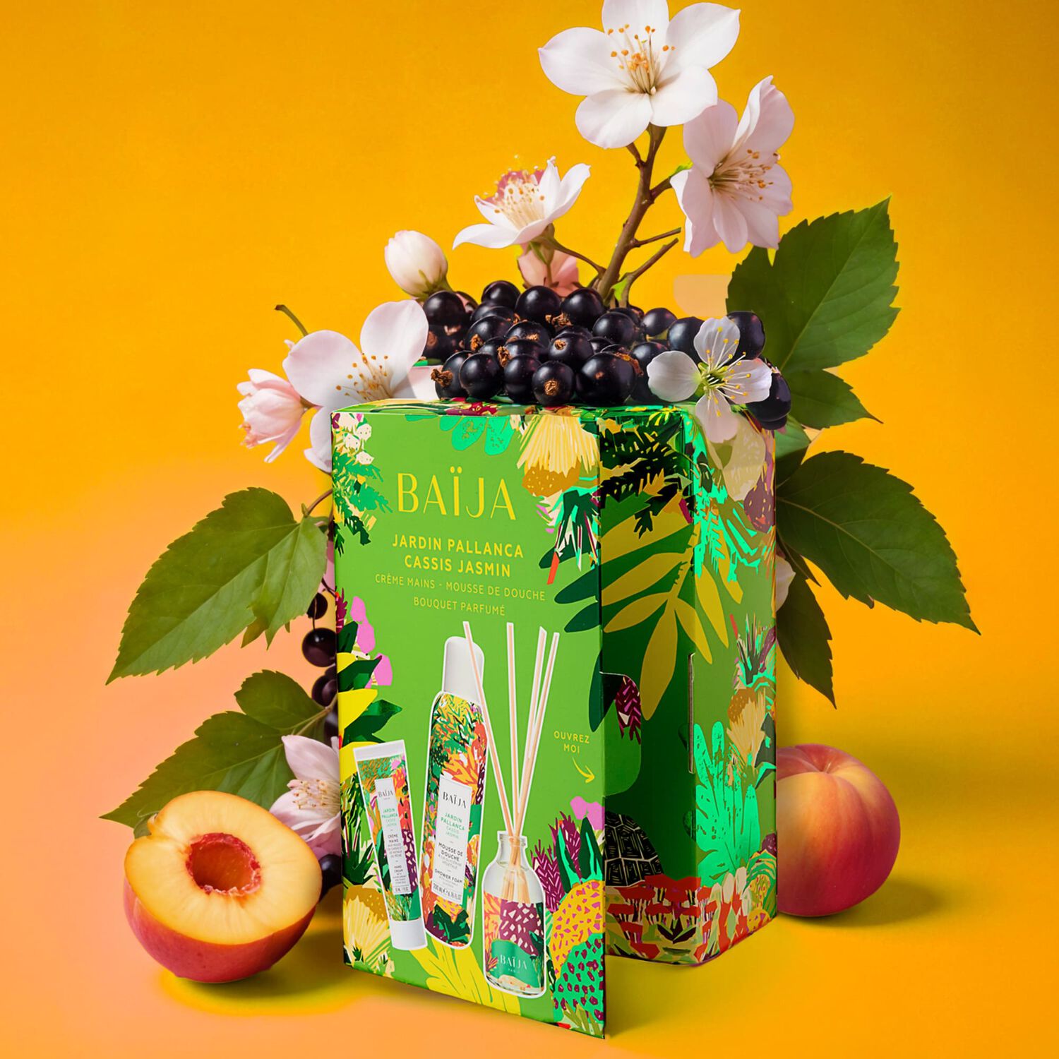 Jardin Pallanca - Coffret Mousse de Douche 200 ml + 2 Produits