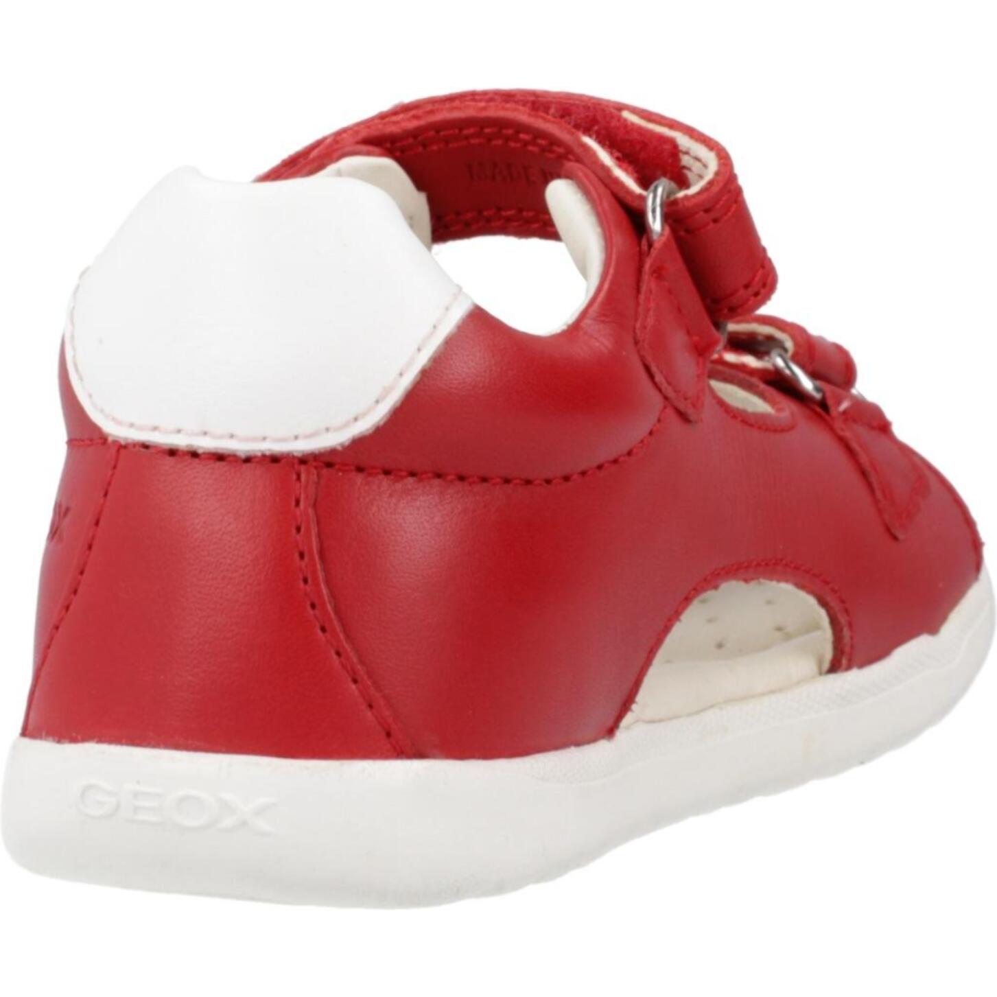 Sandalias Niño de la marca GEOX  modelo B SANDAL MACCHIA BOY ROJO