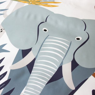 Parure de lit enfant imprimé 100% microfibre - eleph