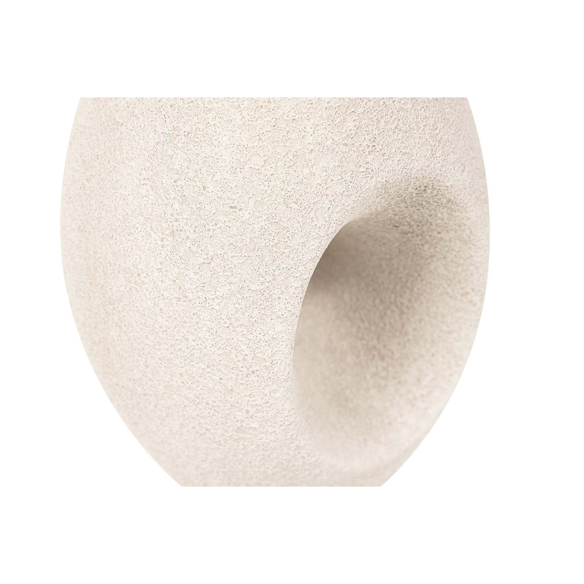 Florero Ceramica Beige 15x15x40 Cm