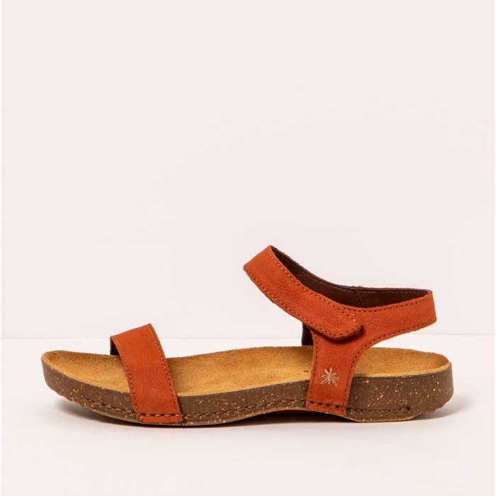 Sandalias 1119 NOBUCK DARK ORANGE/ I BREATHE color Dark orange