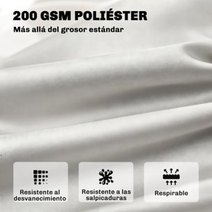 Cojín para Banco de Jardín con Respaldo, 150x98x8 cm, Colchón de Banco de 3 Plazas para Interior y Exterior con Relleno Grueso y Cintas de Sujeción, para Columpio, Terraza, Balcón, Gris Claro