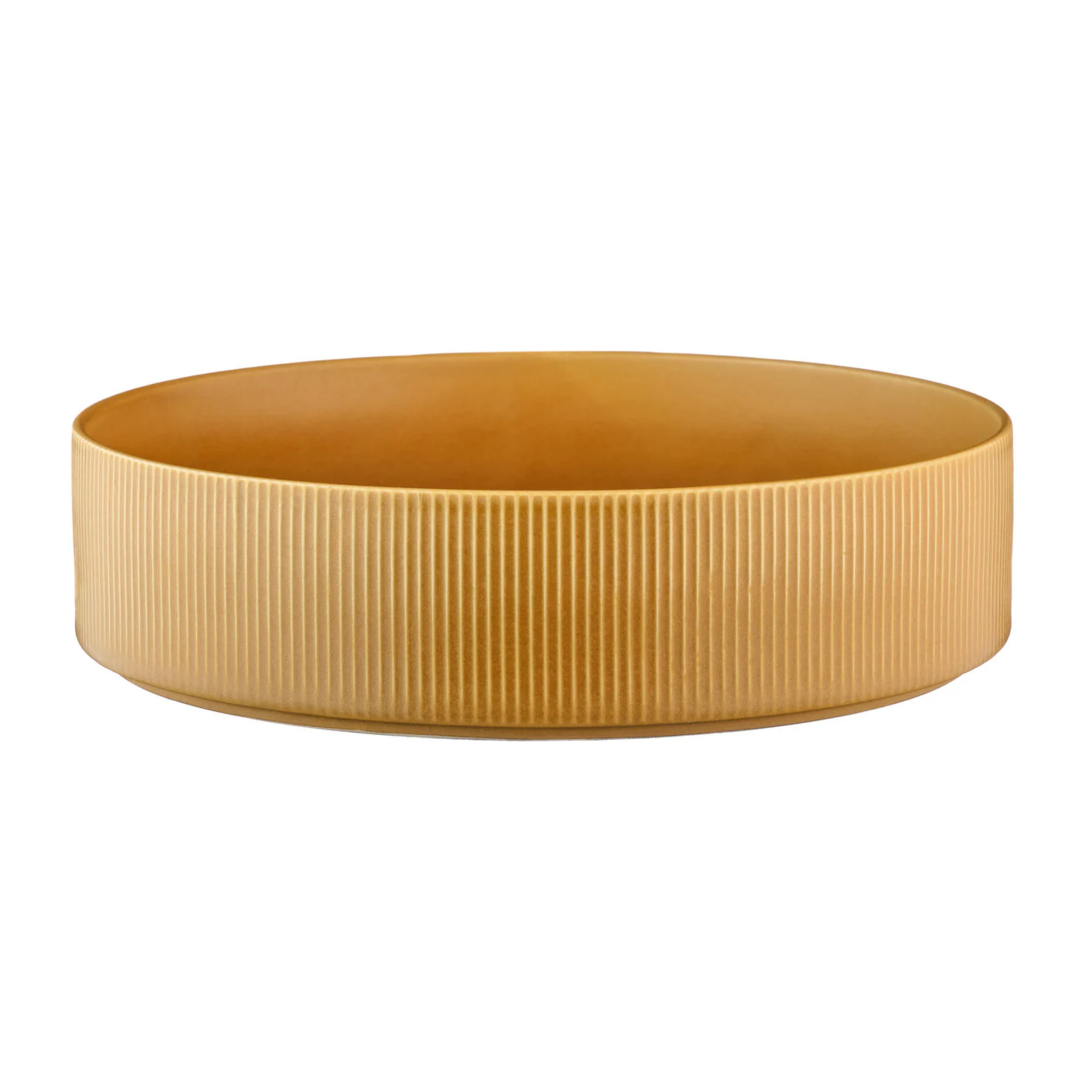 Saladier SCANDI Ø21,5cm et Ø27,5cm - 2 pièces - Ocre