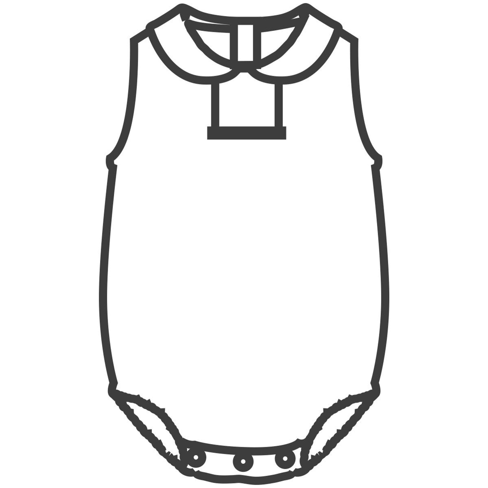 Pelele Sin Mangas Cuello Bebe Calma