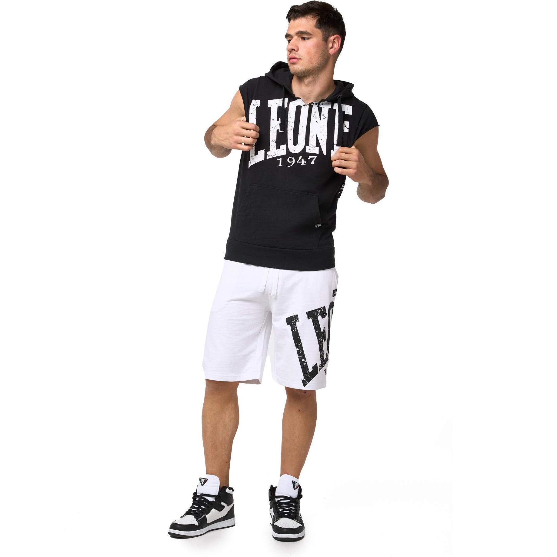 Sudadera con capucha sin mangas Leone Boxing Legend para hombre