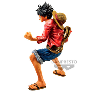 One Piece Cronaca Re dell'Artista Figura Monkey D. Luffy 18cm Banpresto