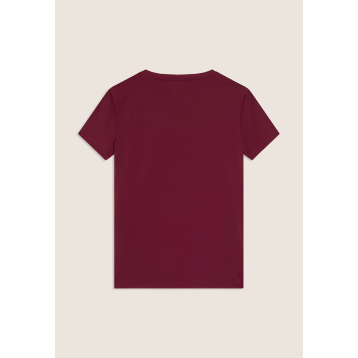 T-shirt regular in tessuto tecnico leggero