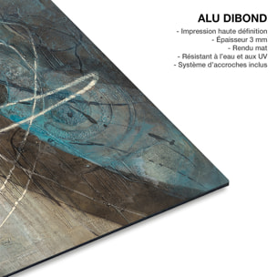 Tableau art abstrait Entraînement Tableau alu Dibond