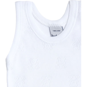 Body bebé tirantes calado ositos