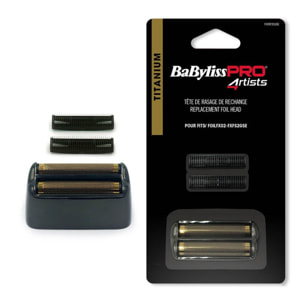 BABYLISS Pro Replacement Titanium Foil + Blades Gunsteel FXFS2GSE