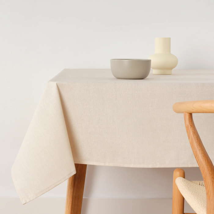 Nappe en résine anti-taches Beige Clair