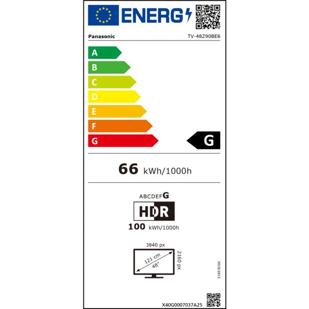 TV OLED PANASONIC 48Z90BE6-48 pouces (121cm)