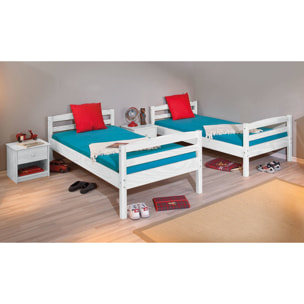 Letto a castello divisibile in 2 letti singoli, 102 x 148 x 210, Bianco