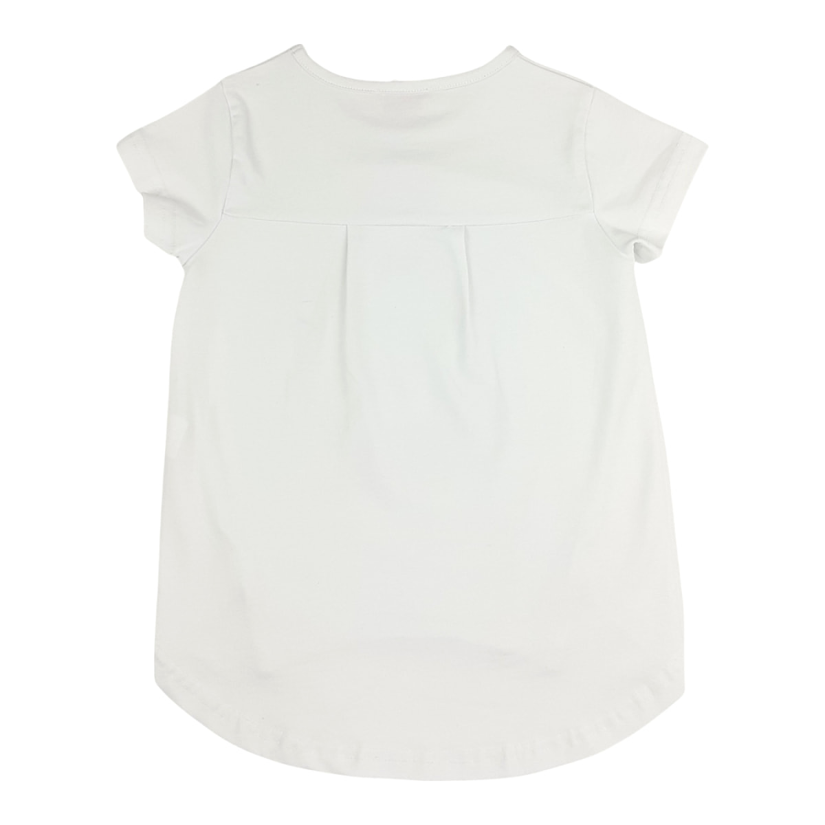 TSHIRT JERSEY BIANCO STAMPA NINFA