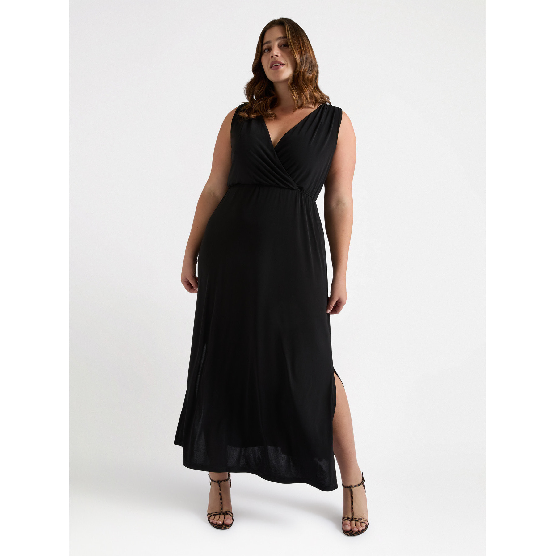 Fiorella Rubino - Vestido línea griega -DREAM - Negro