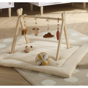 Balle sensorielle en coton bio et bouclette