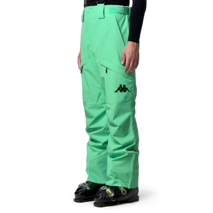 Pantaloni Kappa Uomo Donna 6Cento 622C Premium Verde