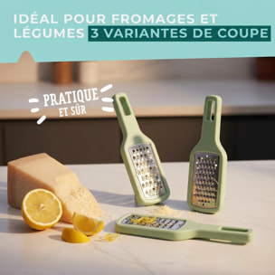 Lot de 3 râpes à légume manuel Fackelmann OCEAN