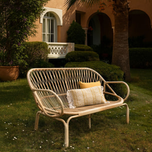Salon de jardin en rotin tressé et métal  CAYMAN