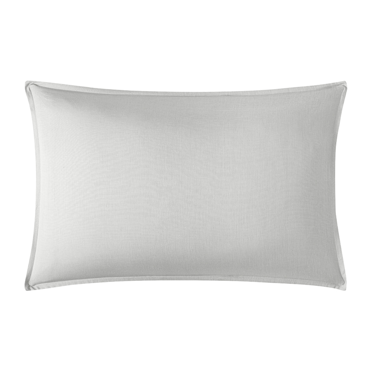 Taie d'oreiller unie en lin lavé, Made in France, NOUVELLE VAGUE , Bleu clair