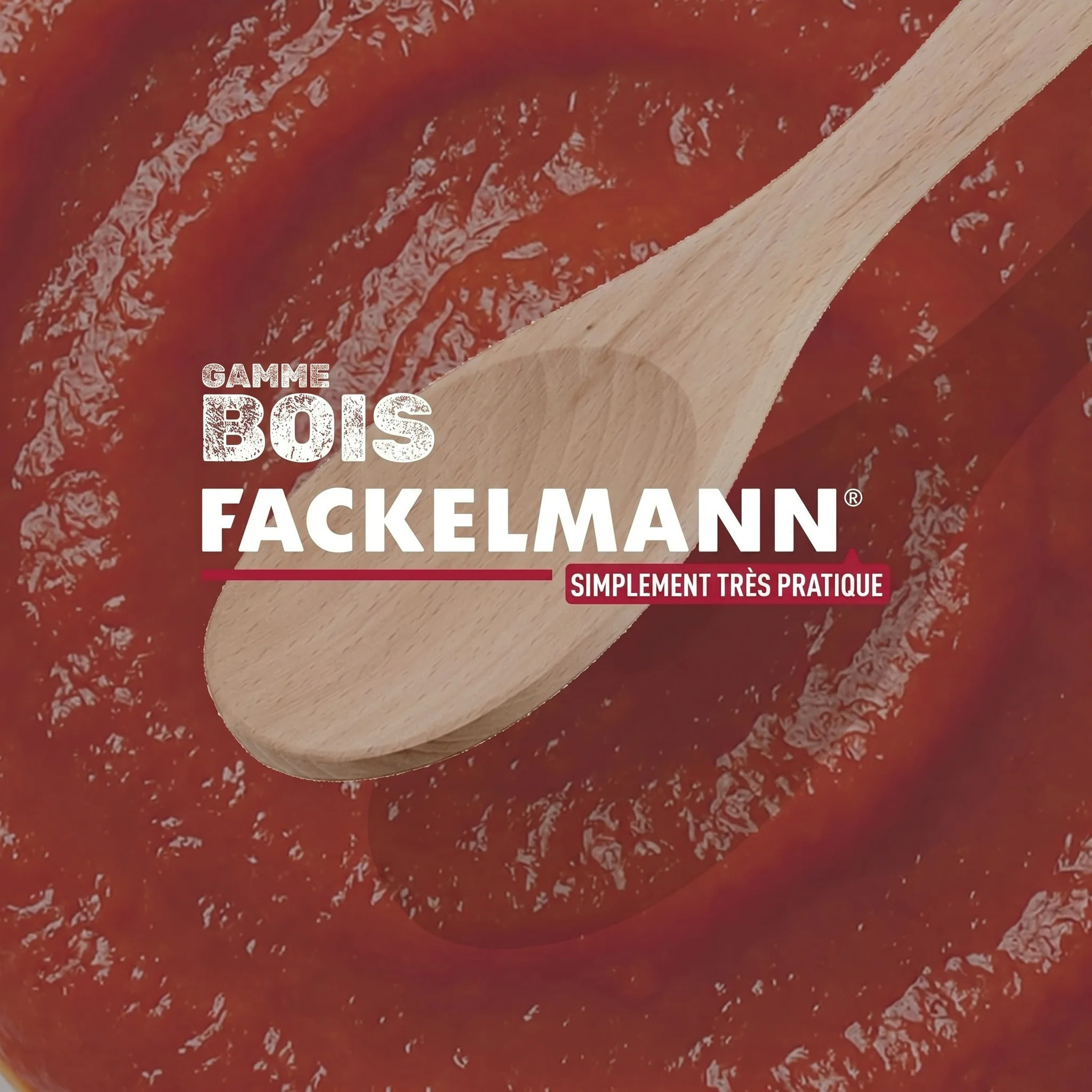 Cuillère de cuisine en bois FSC Fackelmann Nature