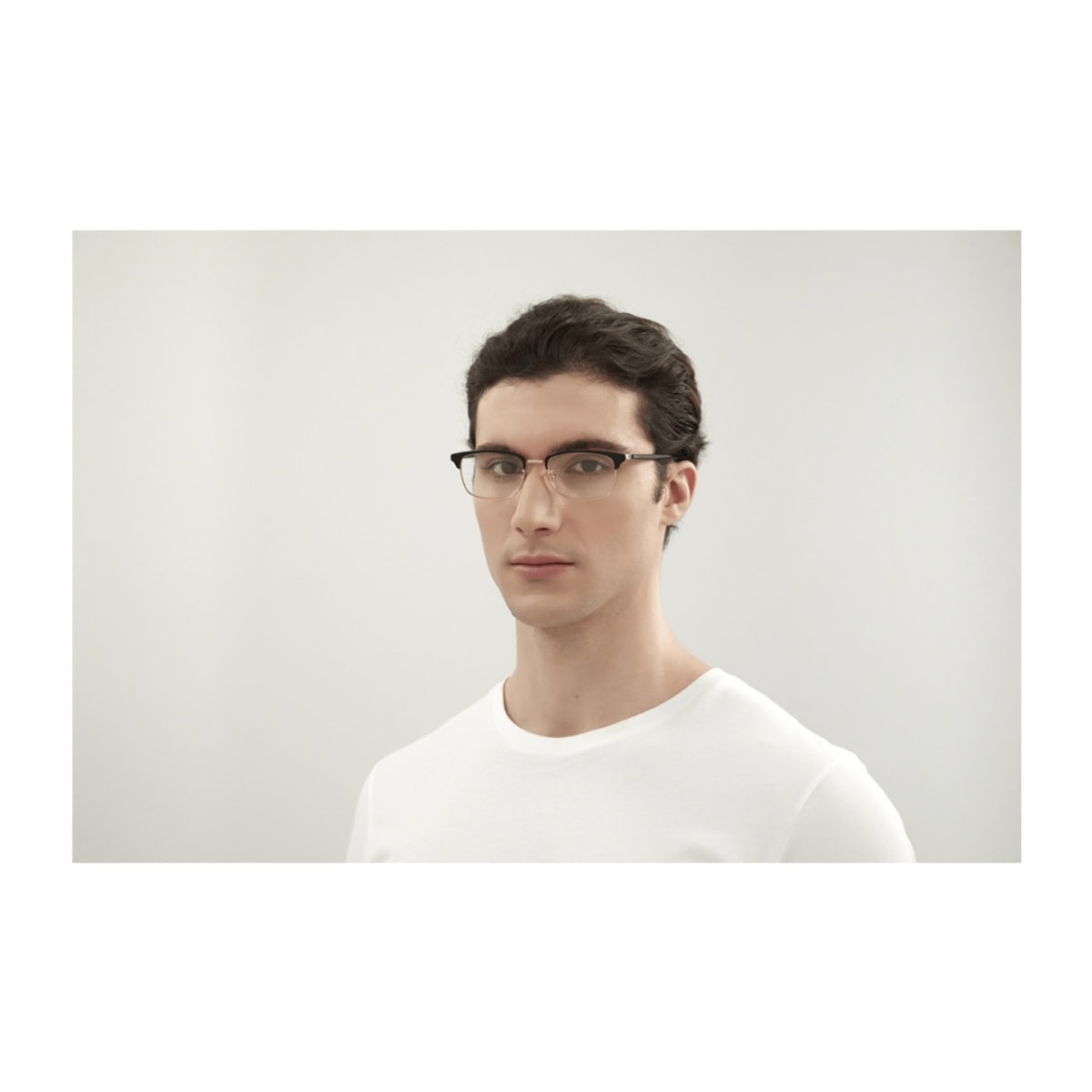 Gafas de Vista Gucci GG0131O-001 de Metal Hombre 53 mm