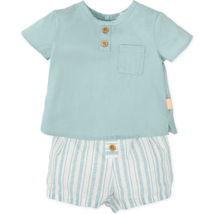 Conjunto 2 pzas. - Aguamarina